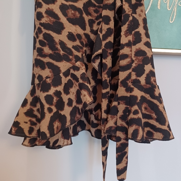 Cheetah Wrap dress - Picture 7 of 9